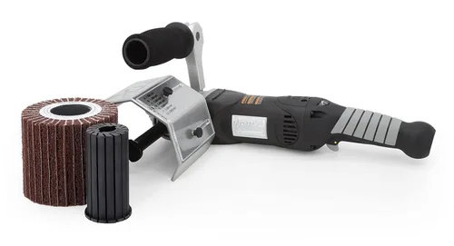CS Unitec | PTX ECO Smart | Sistema de acabado lineal. Acabado superficial en acero inoxidable, aluminio y metales. Mango antivibración, velocidades