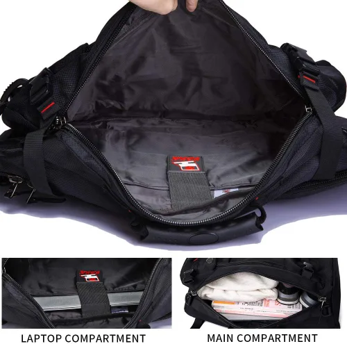 Miniatura 3 de Mochila de viaje para senderismo KAKA, para bolsa de dormir, exteriores, campamento y multipropósito N. 2020.