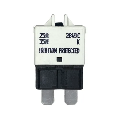 Miniatura 7 de Fusible de disyuntor ATC/ATO de reinicio manual de 7.5 amperios para automóvil, barco, automóvil, camión, RV, audio, protección de batería Perfil