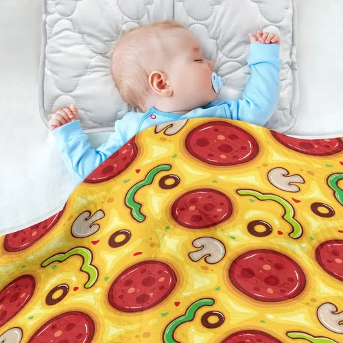 Miniatura 4 de Manta de muselina para bebé, manta de muselina de algodón suave, transpirable, para guardería, unisex, niños y niñas, 30 x 40 pulgadas Amarillo