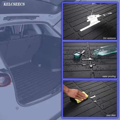 Miniatura 6 de KELCSEECS - Tapetes de piso y forro de carga para auto