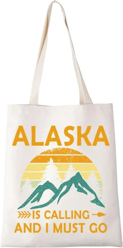 Miniatura 7 de XYANFA Alaska is Calling And I Must Go Alaska Cruise Bolsa de maquillaje Alaska Travel Souvenirs Gift Matching Cruise Gift Alaskan Vacation Zipper