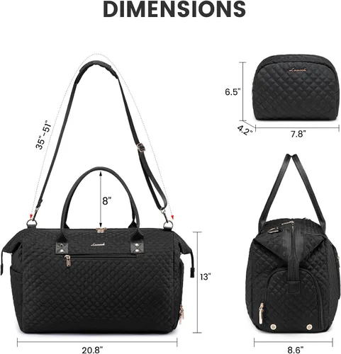 Miniatura 5 de LOVEVOOK Bolsa Weekender para mujer