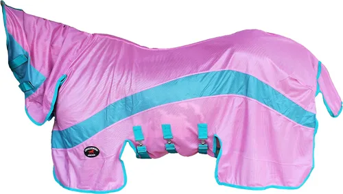 Miniatura 13 de CHALLENGER 60" Caballo Luz Verano Primavera Flujo de Aire Malla Cuello 73152