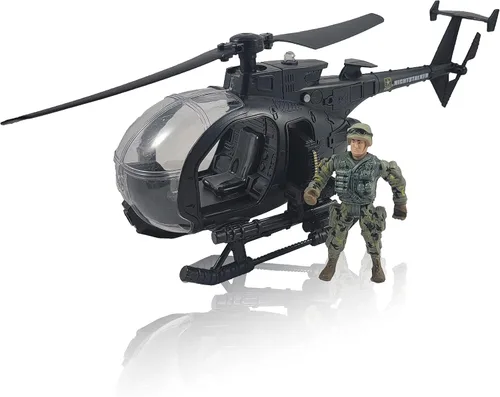 Miniatura 7 de Lollipop United States Army Camión de juguete con potencia de fricción 1/16 modelo de vehículo todo terreno con luz de coche y sonido, juguete