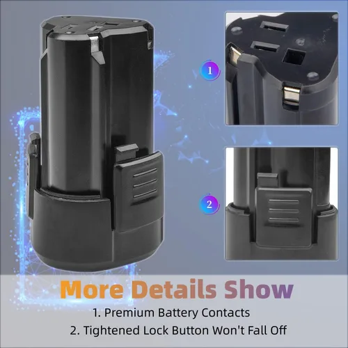 Miniatura 5 de ARyee Batería de repuesto de 12V 3000mAh para Rockwell RW9300 WA3503 WA3504 WA3505 RK2515K2 RK2514K2 Batería de alimentación inalámbrica de litio (2)