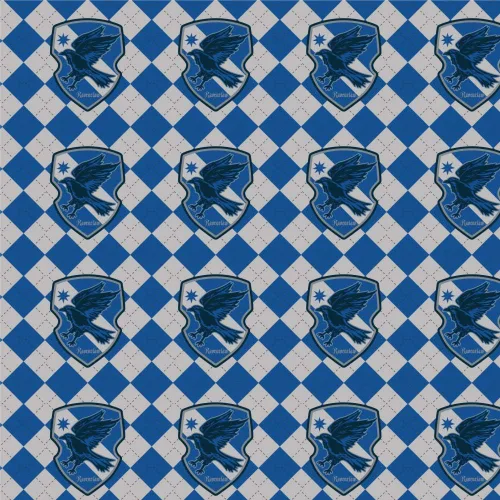 Miniatura 2 de GRAPHICS & MORE Harry Potter Ravenclaw Plaid Sigil - Rollos de papel de regalo