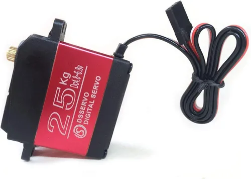 Miniatura 4 de 55.1 lbs Digital Servo Full Metal Gear Alto Par Impermeable para RC Car Crawler Robot Control Ángulo 270 °