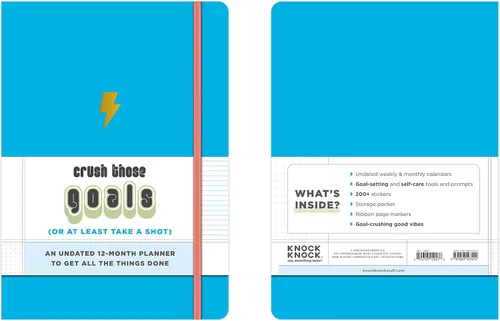 Miniatura 2 de Knock Knock Crush Those Goals - Agenda sin fecha y agenda semanal