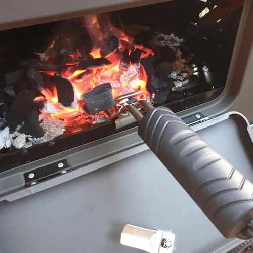 Miniatura 4 de Kitosun Arrancador de carbón eléctrico – Parrilla de barbacoa superior, encendedor de carbón, briquetas de encendido fácil y rápido, sin chispas ni