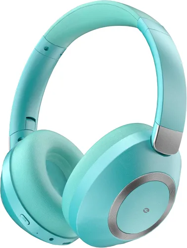 Miniatura 9 de Audífonos con cancelación activa de ruido, 100 horas de reproducción, auriculares Bluetooth inalámbricos, auriculares Bluetooth con micrófono