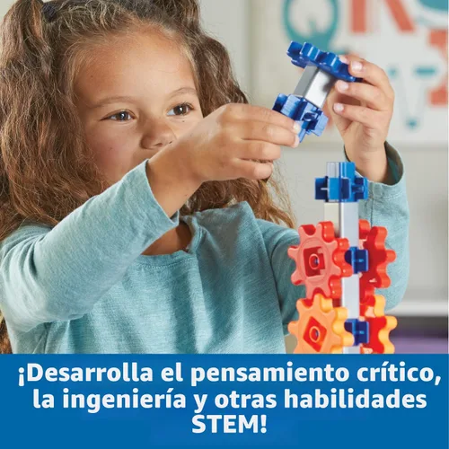 Miniatura 3 de Learning Resources STEM Explorers Machine Makers - 60 piezas, a partir de 5 años, juguetes Montessori de construcción, actividades de ingeniería