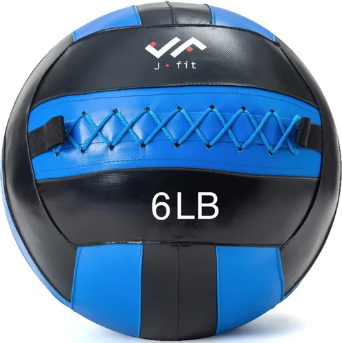Miniatura 26 de JFit Wall Ball – Premium Soft Weighted Exercise Ball for Strength, Conditioning, Gym & Home Workouts, 4-30 LB