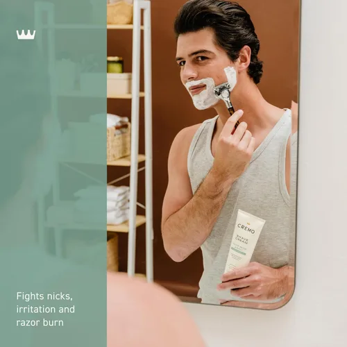 Miniatura 3 de Cremo Silver Water & Birch Crema de Afeitar, Crema de Afeitar Asombrosamente Superior Ultra-Deslizante para Hombres, Combate Cortadas, Cortes
