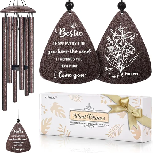 Miniatura 15 de Regalos para abuela, campanillas de viento de bronce de 32 pulgadas, regalos para abuela, el mejor regalo de cumpleaños o Navidad para abuela