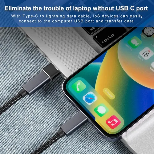 Miniatura 4 de Adaptador USB a USB C, 4 paquetes para iPhone de carga rápida, transferencia y conversión OTG tipo C. USBC a A compatible con iPhone 17/16/15 Plus