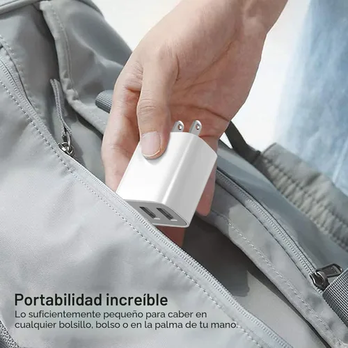 Miniatura 5 de Cargador de pared USB de 3 puertos, compatible con iPhone 14/13/12/11 Pro Max, Mini, SE, XR, XS Max, XS, X,8 Plus, iPad Pro, Air, Mini, Samsung
