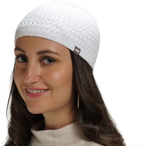Miniatura 3 de Candid Signature Apparel Gorras de calavera para hombres y mujeres con punto en zigzag Gorro de algodón 100% transpirable Kufi Skully Caps