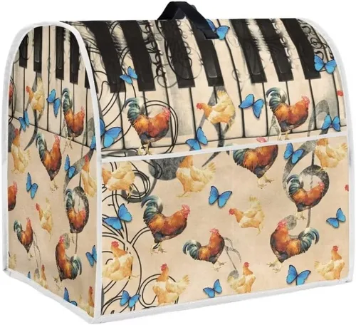 Miniatura 22 de Butterfly Kitchen Aid - Funda acolchada para batidora de pie, se adapta a todos los modelos de cabezal inclinable y elevador de tazón, tela