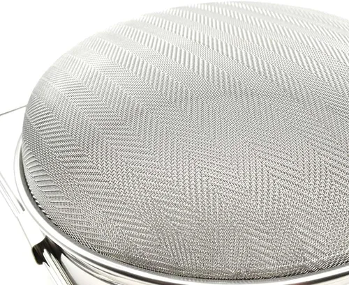 Miniatura 4 de Colador doble de la miel del top del cubo del acero inoxidable del tamiz de la categoría alimenticia 304, filtro para el procesamiento/la extracción