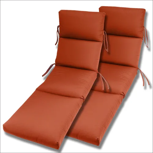 Miniatura 11 de Comfort Classics Inc. Sunbrella - Juego de 2 colchonetas acanalado para camastro en interior y exterior de 22 x 74 x 5 pulgadas (55.8 x 188 x 12 cm)