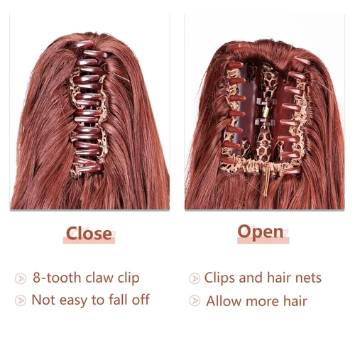 Miniatura 245 de Extensiones de cola de caballo de cabello rubio, extensiones de cola de caballo para mujer, pinza de extensiones de cabello rizado de 12 pulgadas