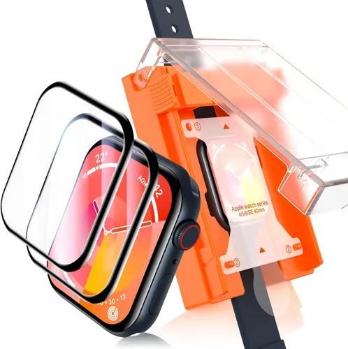 Miniatura 11 de Uyiton Protector de pantalla para Apple Watch Series 3/2/1 de 1.496 pulgadas, repuesto de grado militar, protector de pantalla de TPU para iWatch