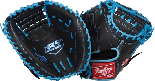 Miniatura 13 de Rawlings Guantes de béisbol de la serie R9 Tamaños 11.5 a 13 pulgadas Múltiples estilos Pro H-Web Negro/Oro