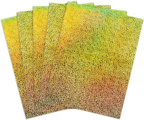 Miniatura 7 de Papel autoadhesivo holográfico 5 colores surtidos