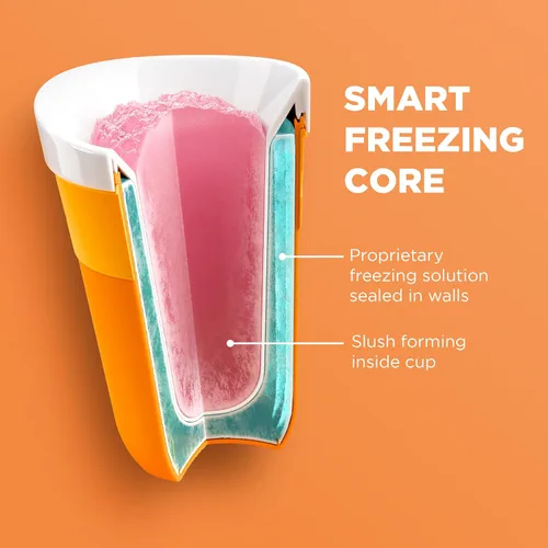Miniatura 6 de Fábrica de batidos Zoku Slush y Shake Maker, color naranja, Casual, talla única , Azul