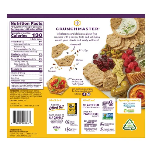 Miniatura 3 de Crunchmaster Galleta de varios granos (paquete de 1) 21 onzas