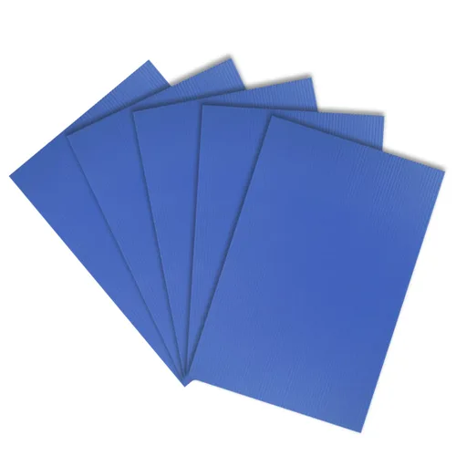 Miniatura 12 de uxcell Hojas de plástico corrugado, letreros negros en blanco de 0.118 pulgadas para patio, 8 x 12 pulgadas, tablero impermeable en blanco, 5 piezas