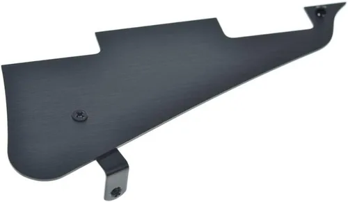 KAISH Golpeador de guitarra LP anodizado de aluminio negro con soporte de acero inoxidable negro y tornillos de montaje de acero para USA Les Paul