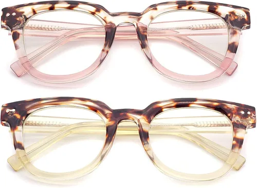 Miniatura 11 de Lentes de lectura de alta calidad para mujer, estilo Oprah, para lectura de computadora, anti luz azul, con marco irrompible TR90