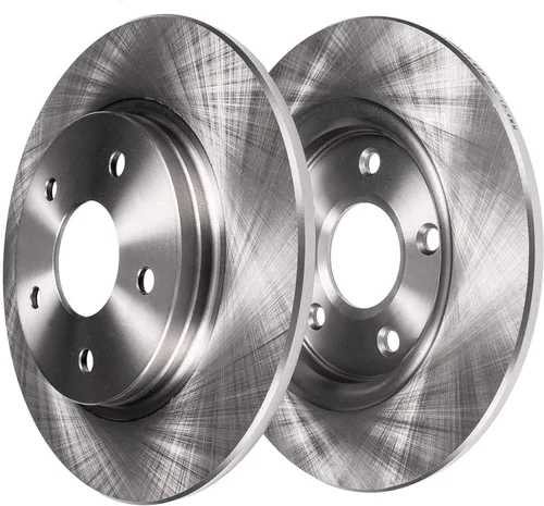 Miniatura 5 de Detroit Axle - Rotores de freno de disco trasero + repuesto de pinza de freno de disco trasera izquierda para Acura TL Honda Element - Juego de 3