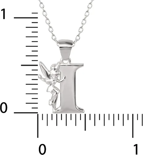 Miniatura 5 de Disney Tinkerbell - Collar con colgante de plata con inicial, no conocido