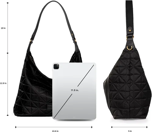 Miniatura 4 de Montana West Wrangler Quilted Hobo Purses for Women Shoulder Crossbody Bags