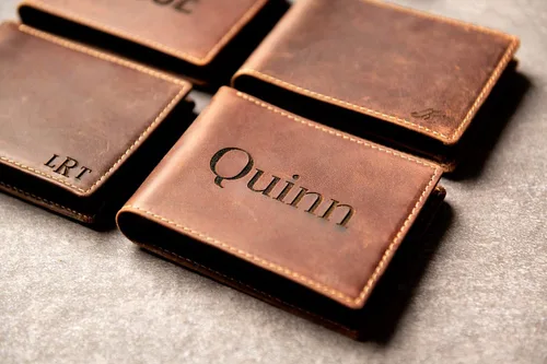 Miniatura 8 de Slim Personalized Distressed Leather Wallet The Key Largo Wallet by Left Coast Original