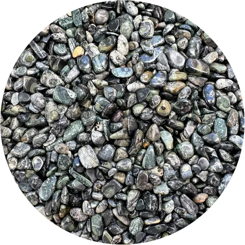 Miniatura 26 de GAF TREASURES Chips de piedras preciosas de jade semi nefrita natural, de 0.5 libras, mini cristales triturados, chips de cristal sin perforar