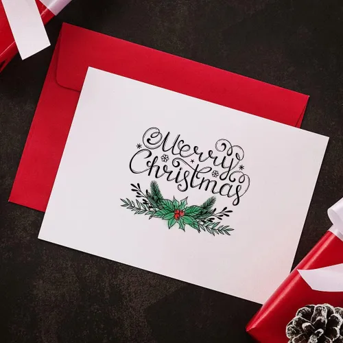 Miniatura 4 de Sellos Transparentes de Camión con Árbol de Navidad para Hacer Tarjetas y Decoraciones de Álbumes de Fotos, Sellos de Silicona con Palabras