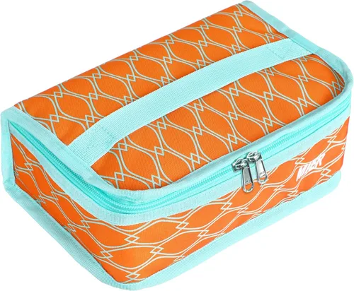 Miniatura 11 de MIER Lonchera pequeña para niños y adultos, compacta con aislamiento, mini hielera térmica portátil para viajes de trabajo, escuela, color azul Azul
