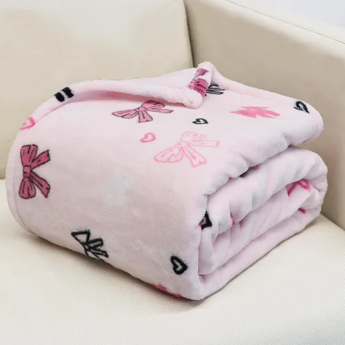 Miniatura 13 de Manta de cereza para niños, 50 x 60 pulgadas, suave y acogedora manta azul a cuadros para niñas y niños pequeños, ideal para decoración del hogar