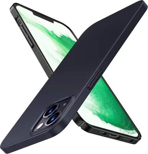TORRAS Funda Ajustada Delgada para iPhone 13, Cubierta de PC Duro Ultra Delgada Liviana con Agarre a Prueba de Huellas Dactilares para Funda de