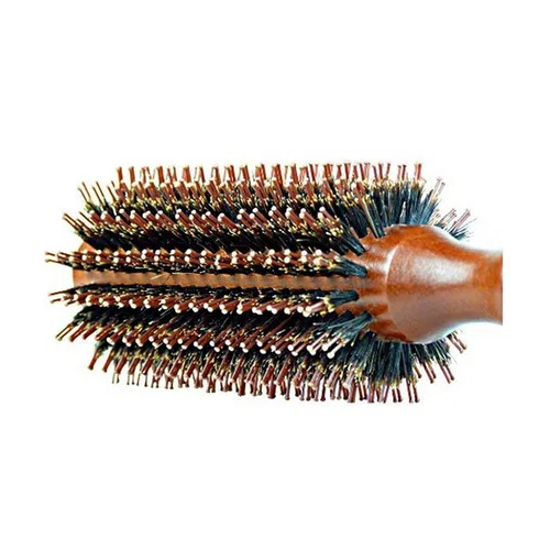 Miniatura 8 de Juego de cepillos premium 3 en 1 para mujeres y hombres: cepillo de pelo redondo de cerdas de jabalí natural, cepillo de peinado de alfiler, peine
