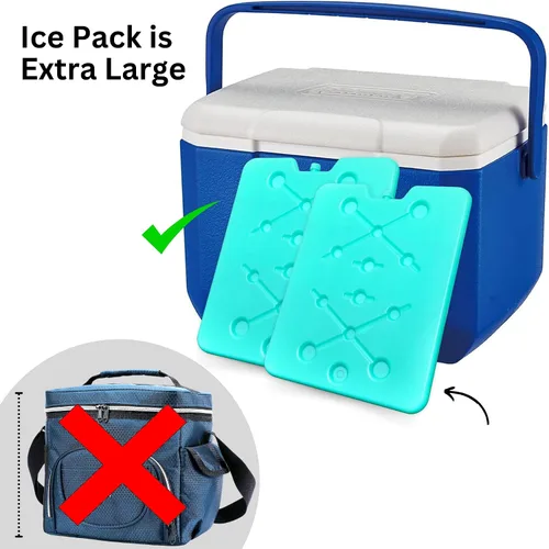 Miniatura 3 de GURIN Paquetes de hielo reutilizables para loncheras, refrigeradores de bolsas o mochilas, frías hasta 8-12 horas de larga duración para camping