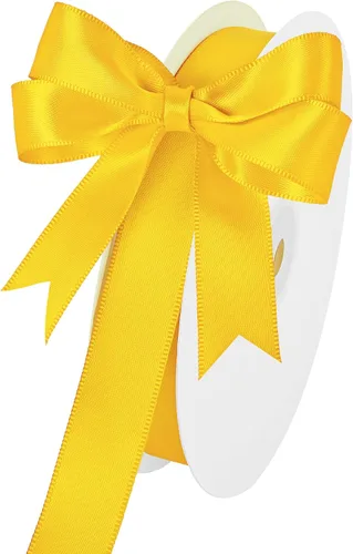 Miniatura 250 de Cinta de satén blanca antigua de doble cara de 1-1/2 pulgadas x 50 yardas, cinta de poliéster para envolver regalos, día de San Valentín, bodas