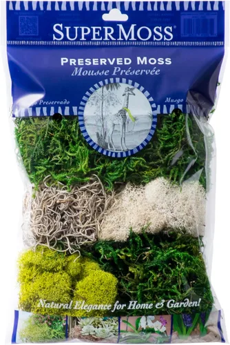 Miniatura 10 de SuperMoss (23309) Mezcla de musgo – Musgo decorativo de alta calidad para manualidades, terrarios, decoración de bodas y mesa, 80.75 pulgadas