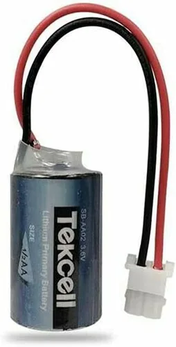 Miniatura 3 de Paquete de 5 baterías de litio de 3.6 V 1200 mAh SB-AA02 para Tekcell SB-AA02 3.6 V 1/2AA batería de litio con enchufe