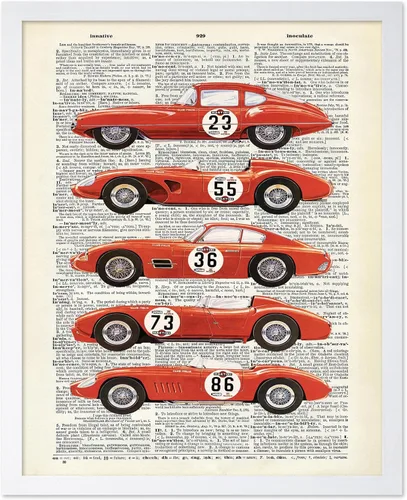 Miniatura 33 de Poster Master Póster de Arte del Diccionario - Impresión Retro de Mujer Soldadora - Arte de Sándwich de Queso a la Parrilla - Regalo para Ella