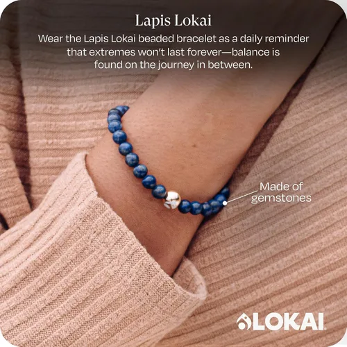 Miniatura 2 de Lokai Pulsera de cuentas de piedras preciosas para mujeres y hombres, colección de piedra y metal, joyería de cristal y piedras preciosas pulsera